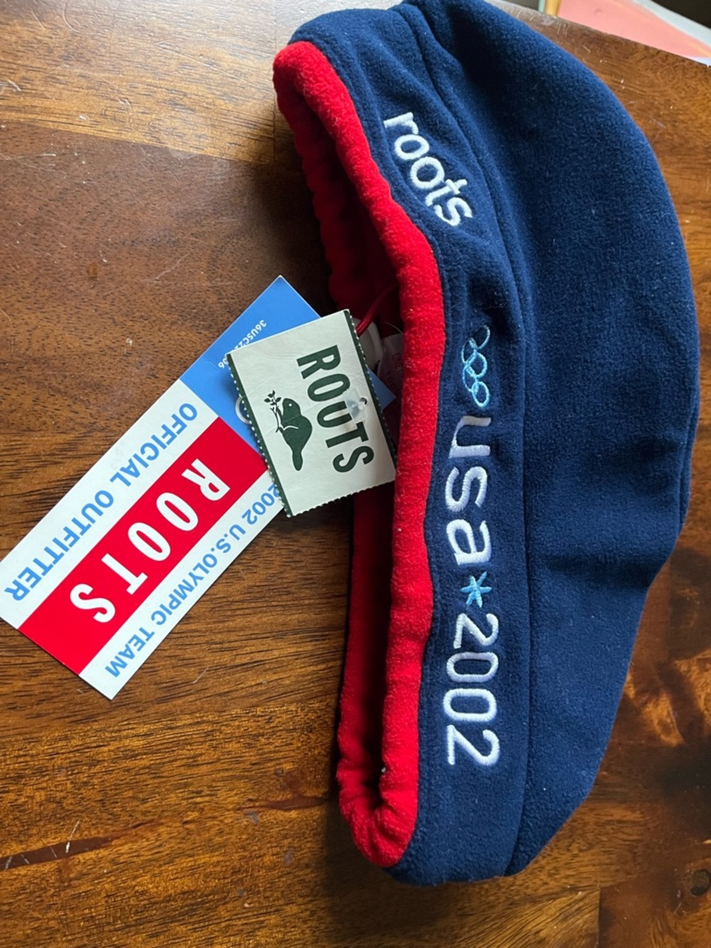 Roots Unisex  2002  USA Olympic Embroidered Beret